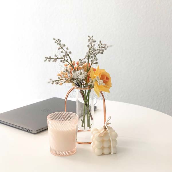 Bubble Cube Candle